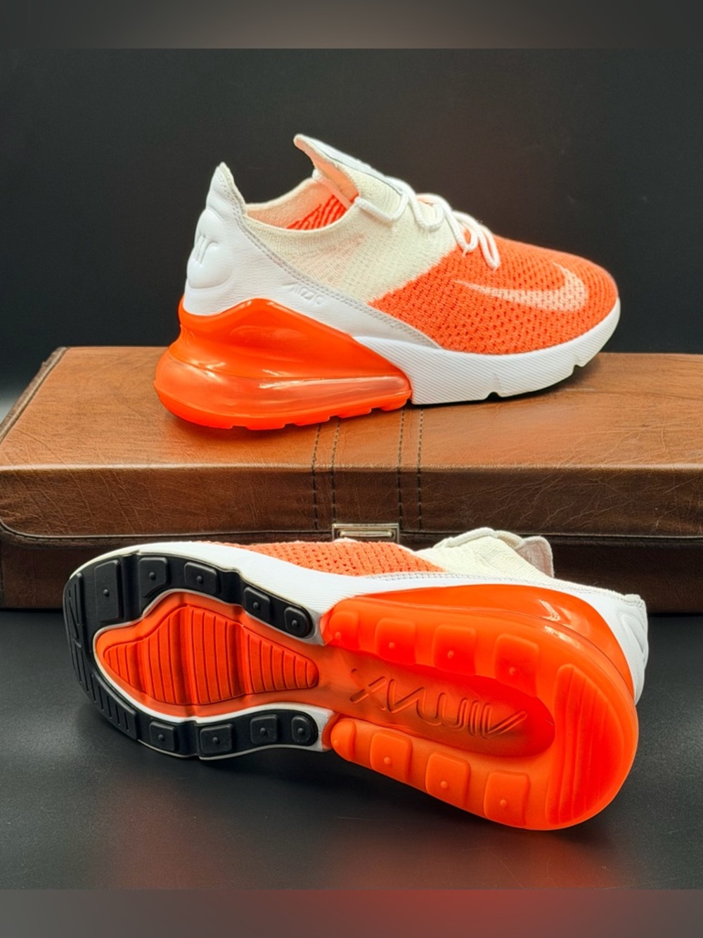 Wmns Nike Air Max 270 Flyknit 'Crimson Pulse' - Picture 10 of 10